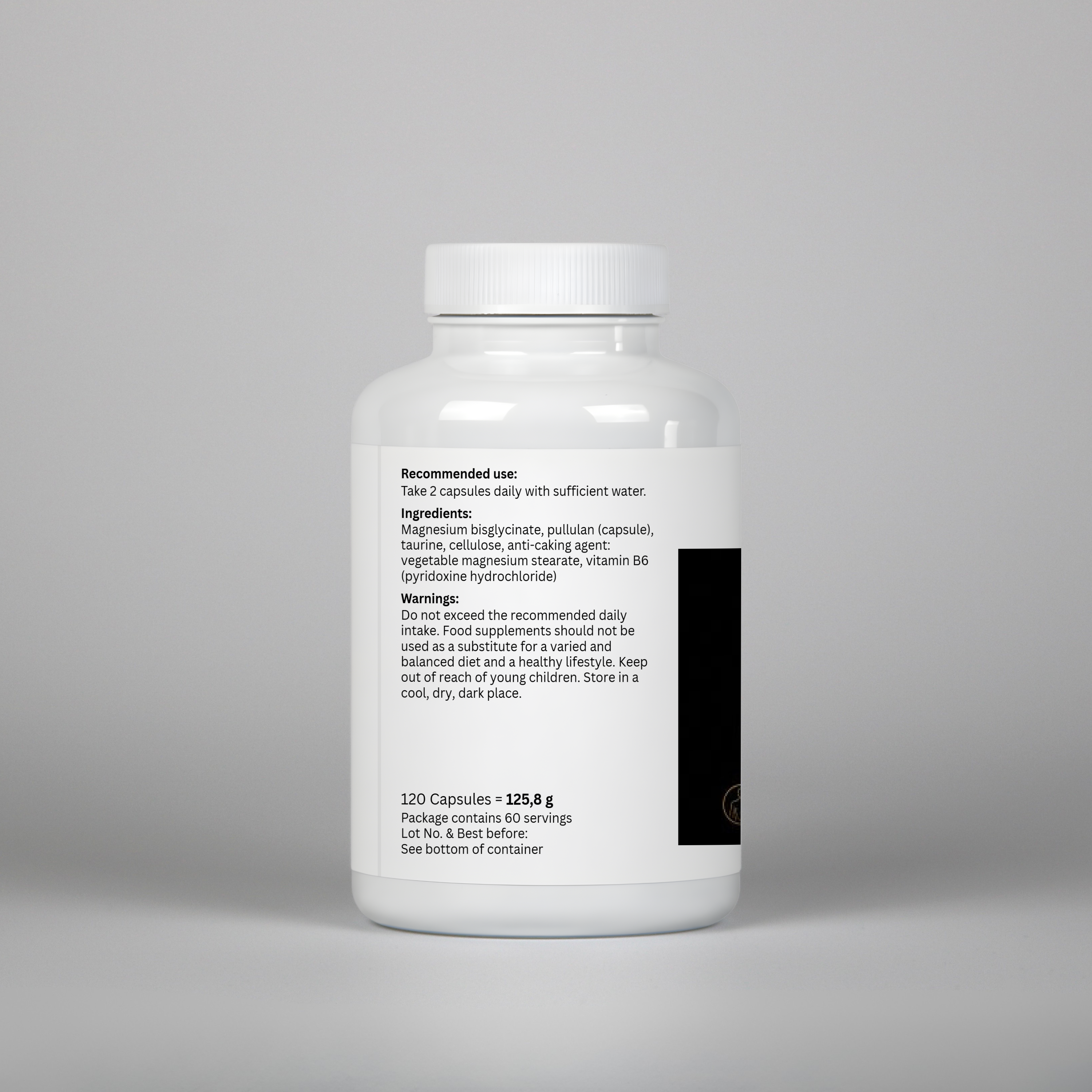 Magnesium Bisglycinate - 120 Capsules