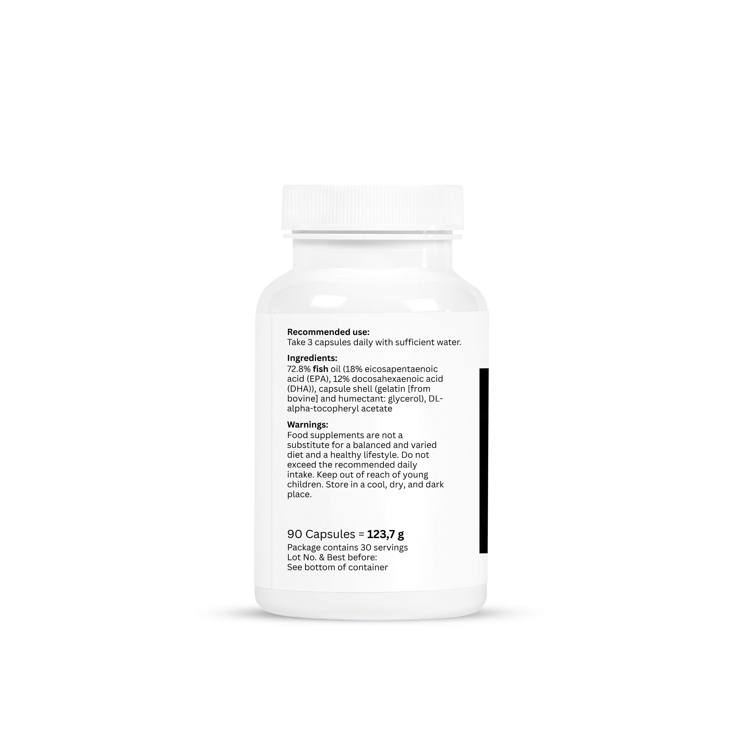 Omega-3 + Vitamin E – 90 Capsules