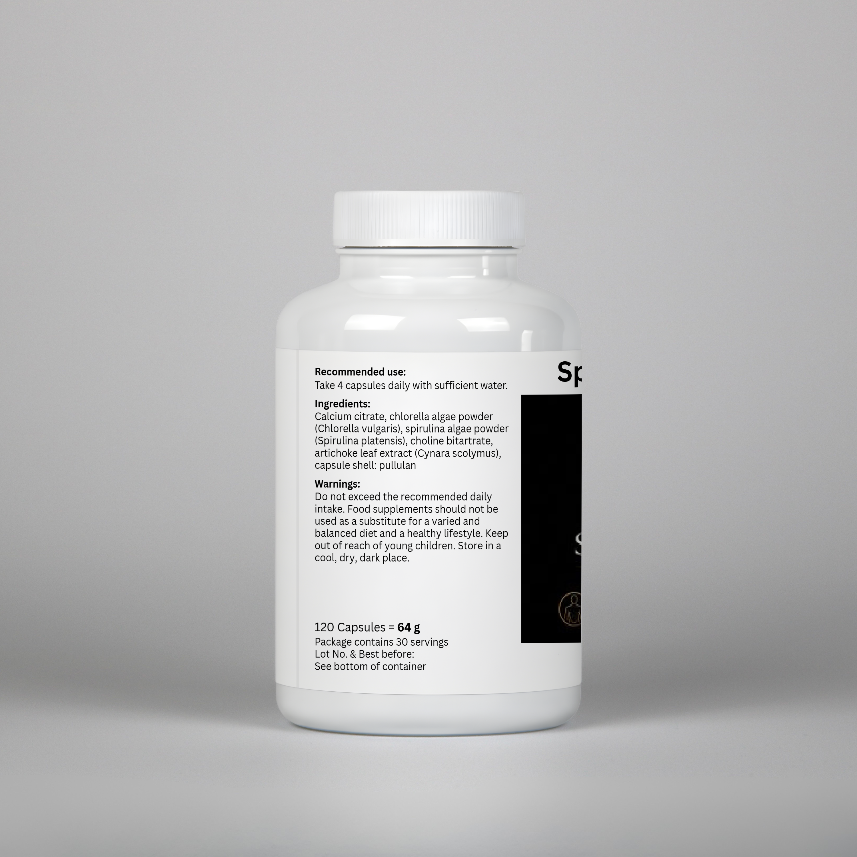 Spirulina + Chlorella - 120 Capsules