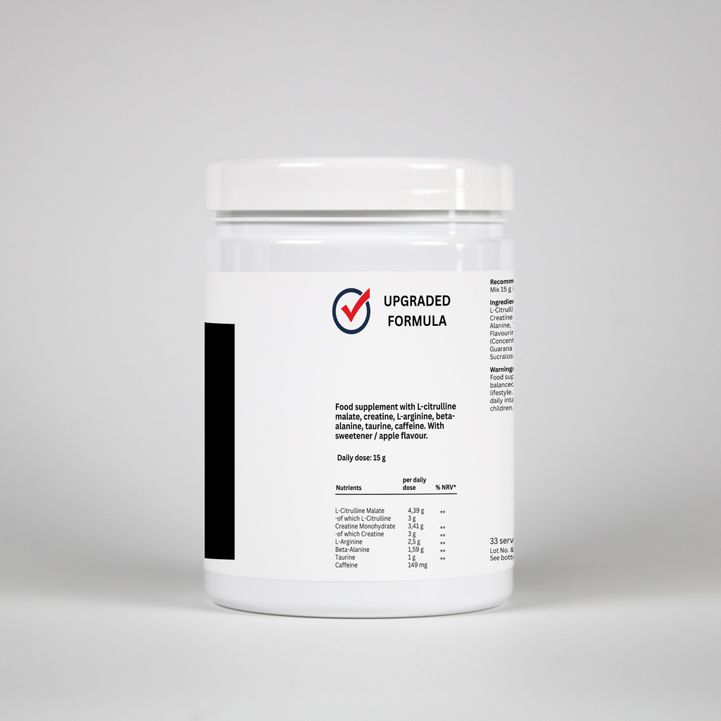 Pre-Workout Booster Green Apple - 500g