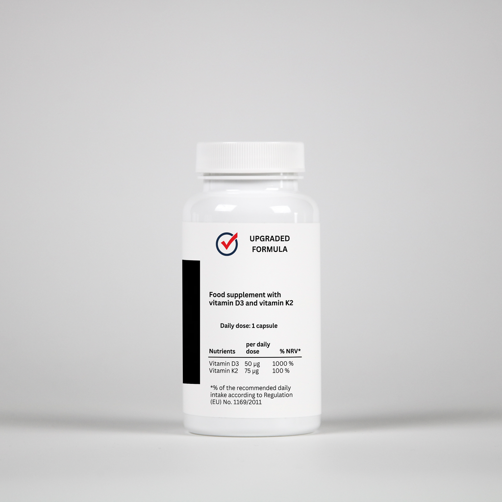 Vitamin D3 + K2 – 90 Capsules