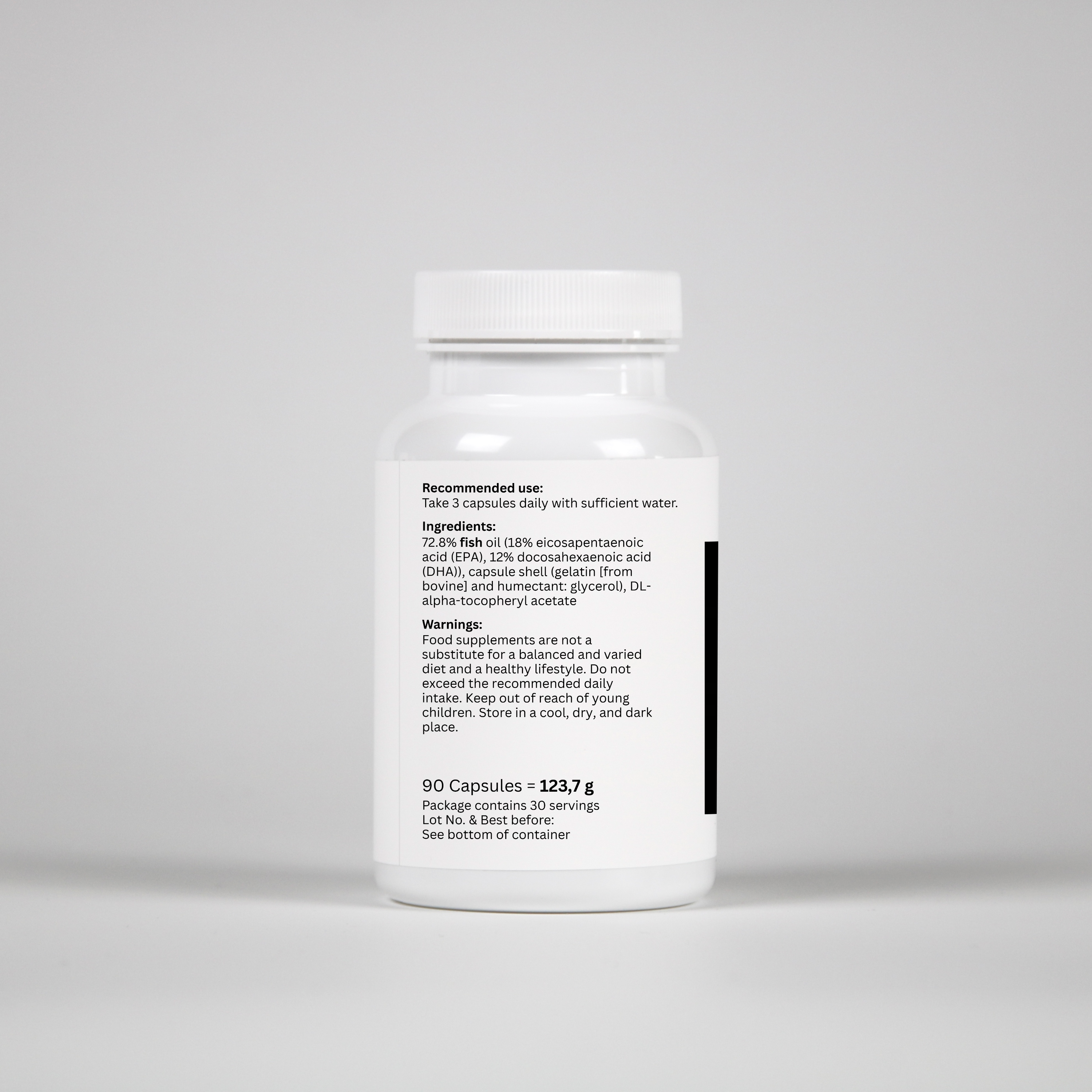 Omega-3 + Vitamin E – 90 Capsules