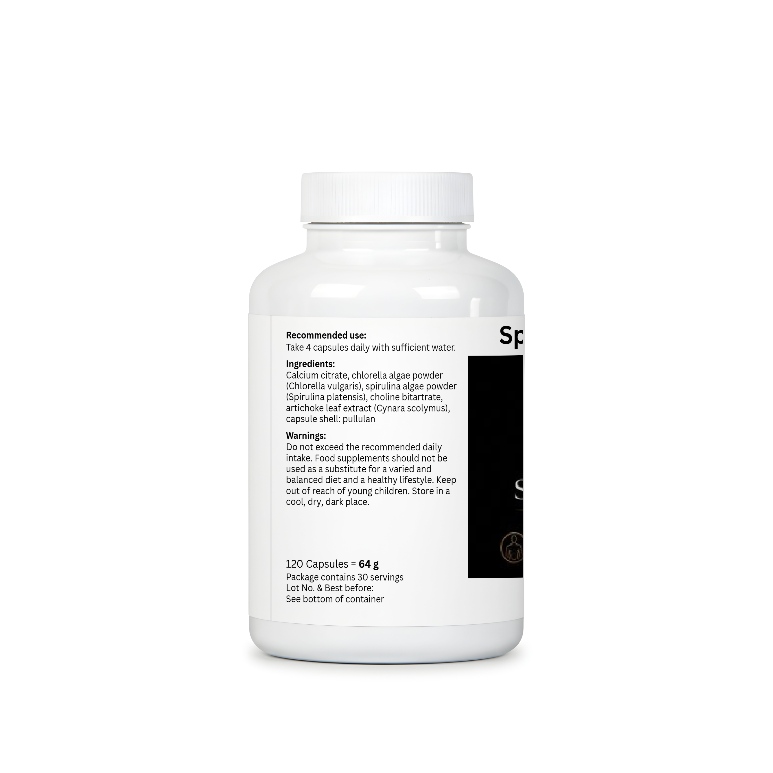 Spirulina + Chlorella - 120 Capsules