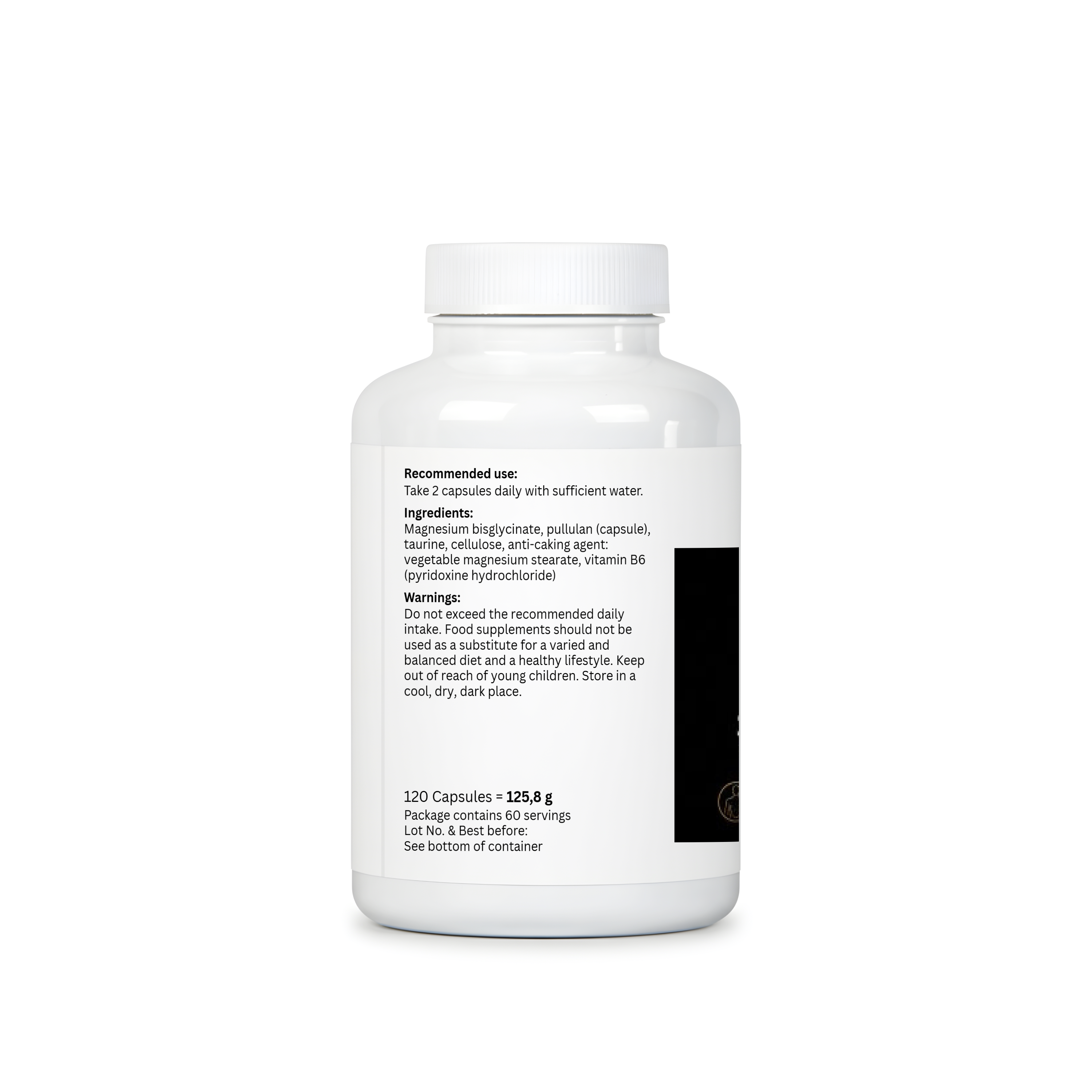 Magnesium Bisglycinate - 120 Capsules