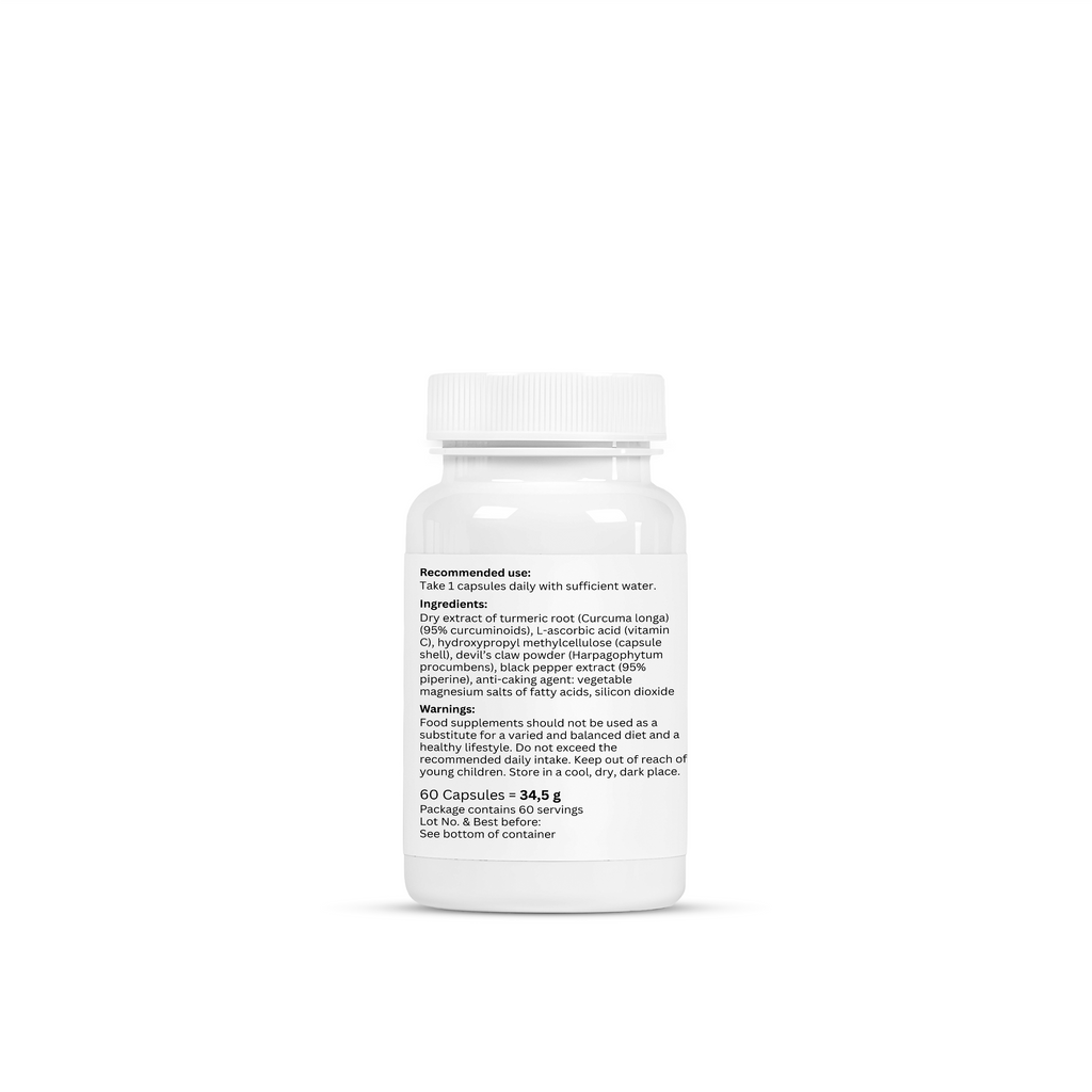 Turmeric + Black Pepper - 60 Capsules