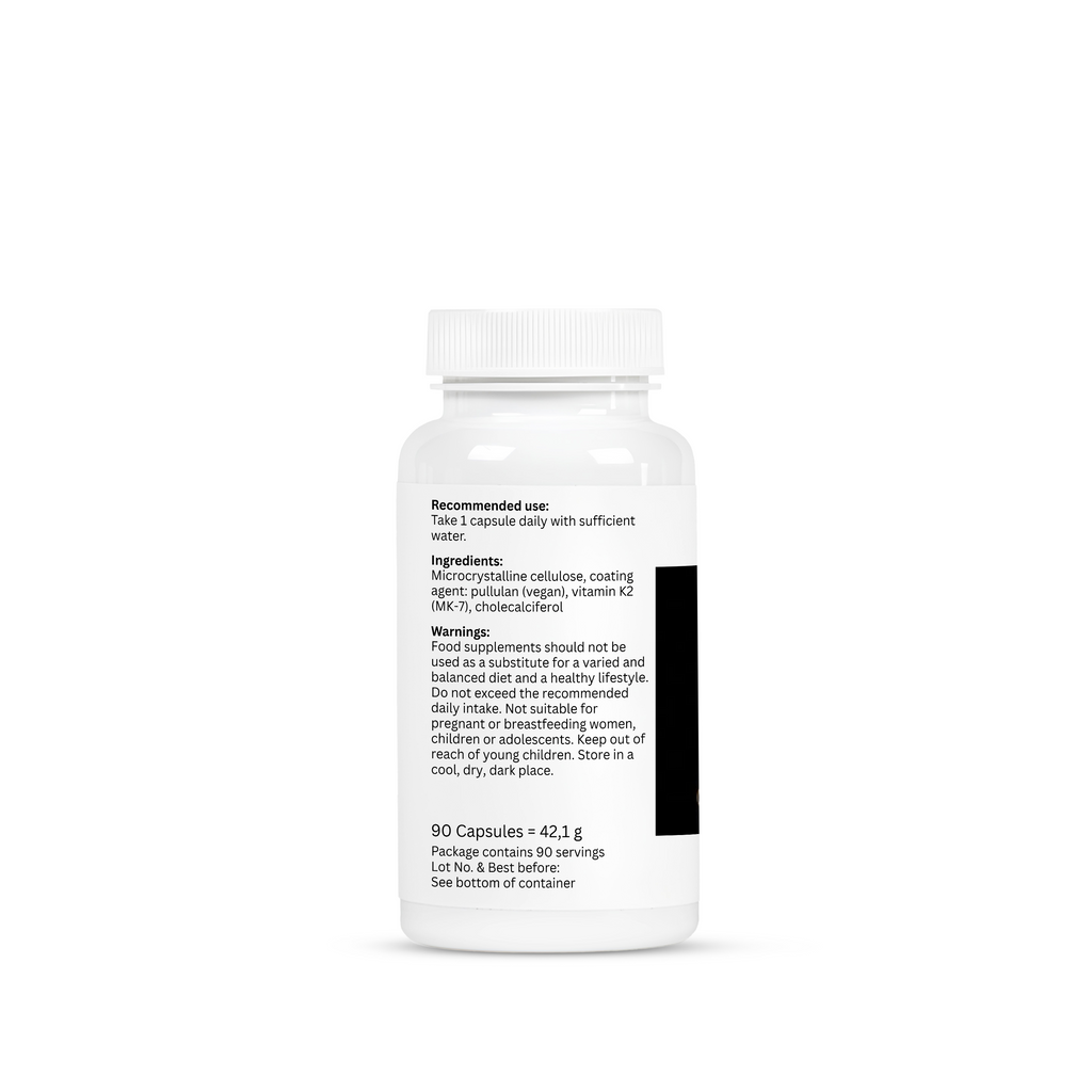 Vitamin D3 + K2 – 90 Capsules