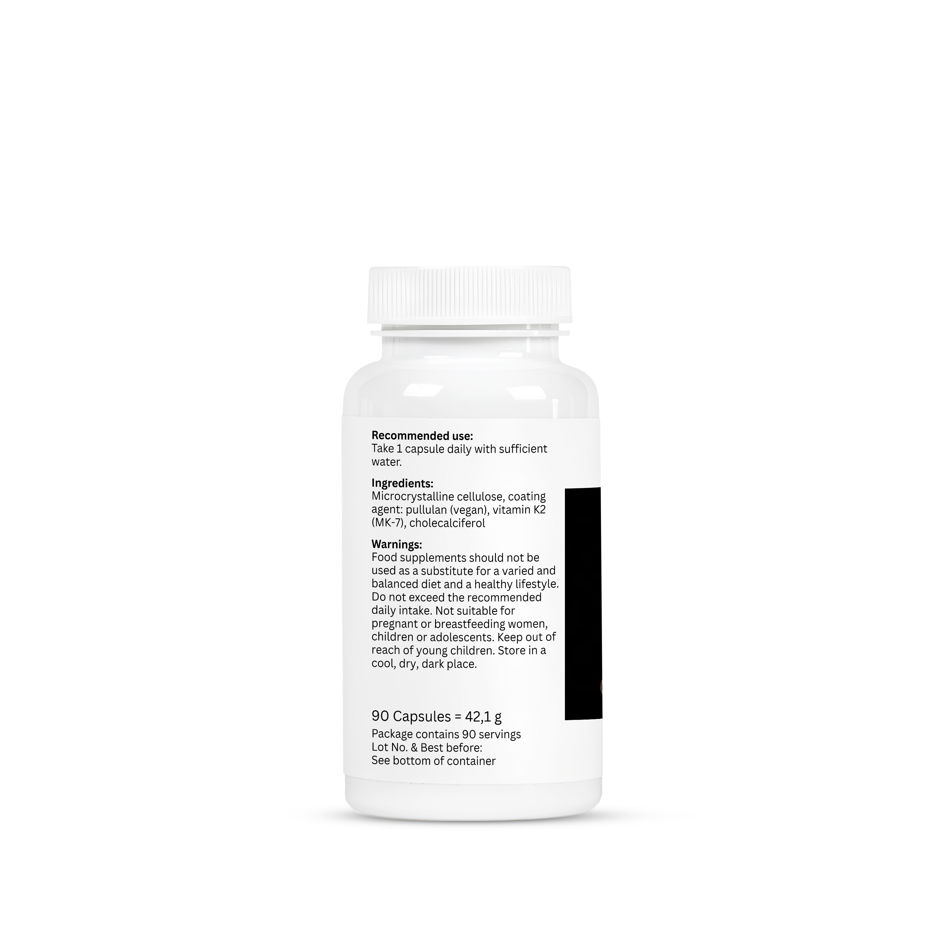 Vitamin D3 + K2 – 90 Capsules
