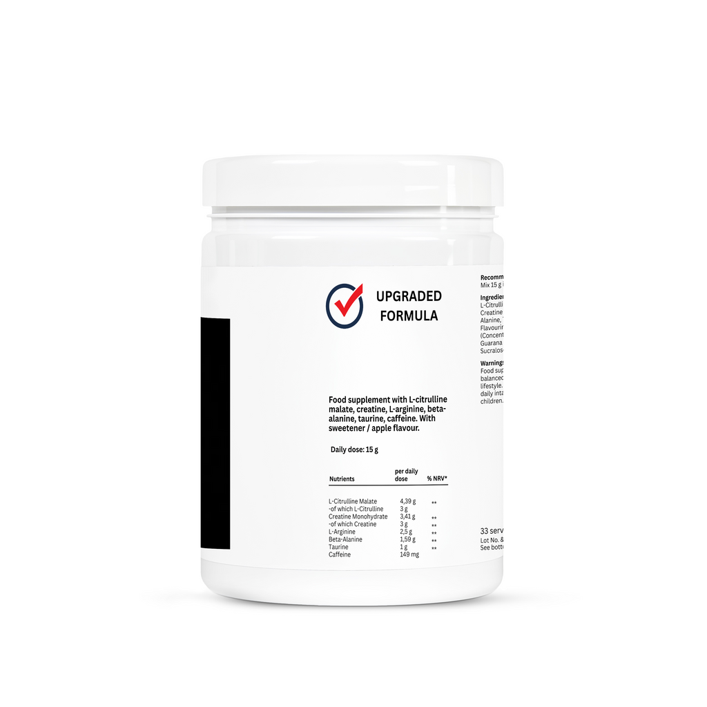Pre-Workout Booster Green Apple - 500g