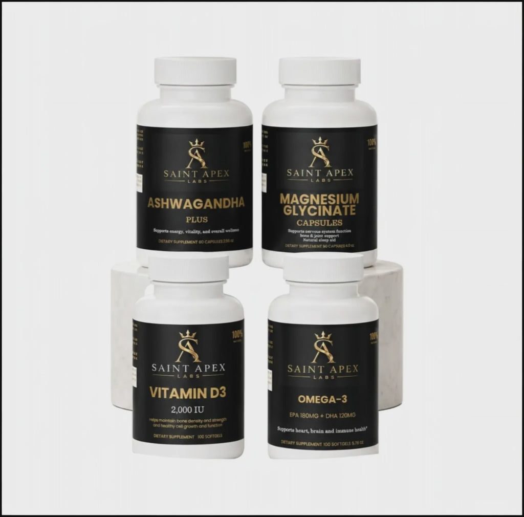 Saint Apex Labs Women Hormone Supplement Bundle Ashwagandha Plus