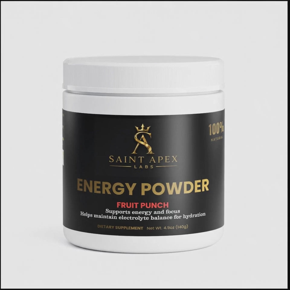 Energy Powder Sugar Free Formula For Smooth Sustained Focus (Fruit Punch )