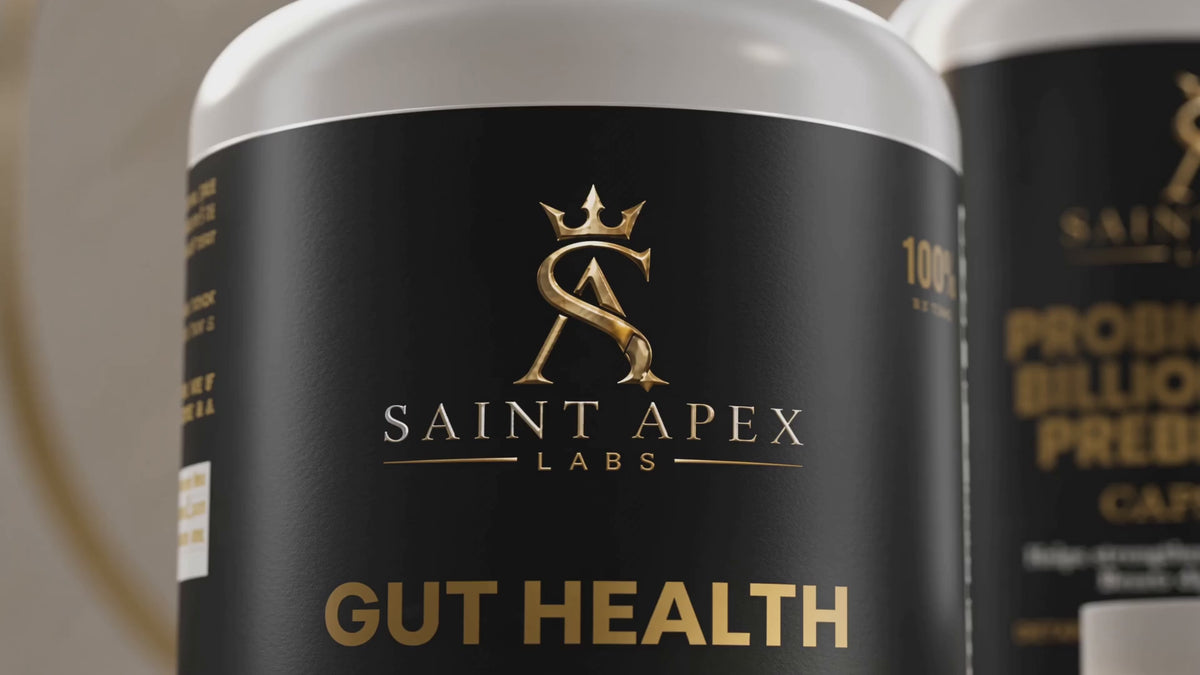 Saint Apex Labs Digestive Gut Wellness Support Bundle Three Piece Set