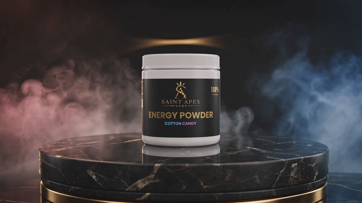 Energy Powder Sugar Free for Focus and Sustained Energy (Cotton Candy)