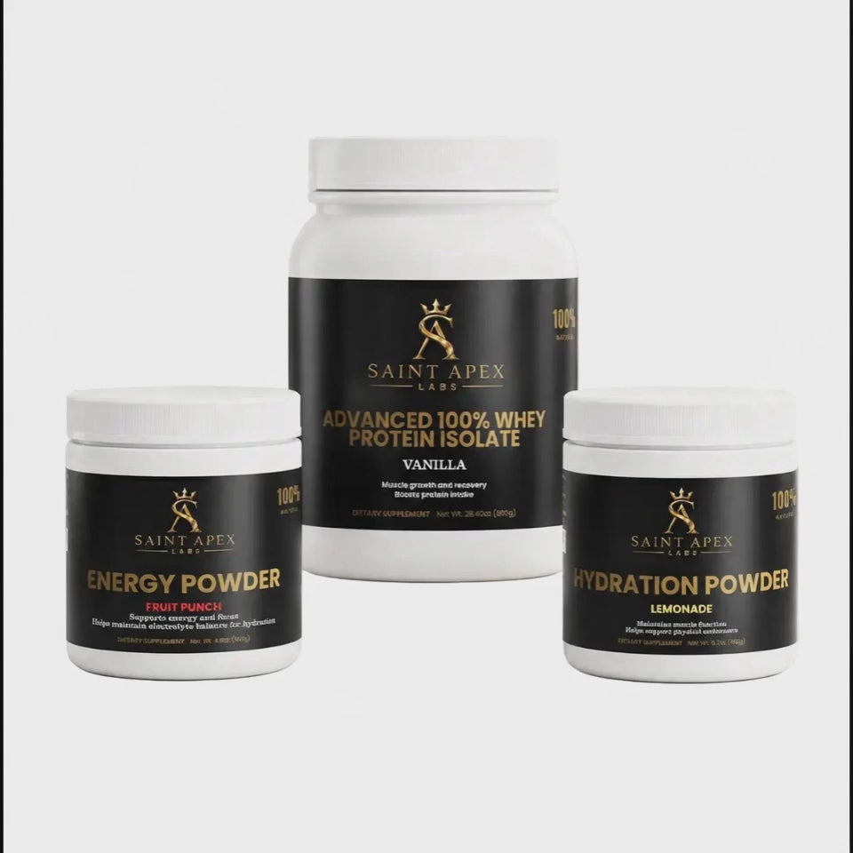 Saint Apex Labs Men's Energy Hydration And Recovery Bundle